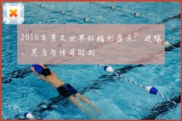 2016年男足世界杯精彩盘点：进球、黑马与传奇时刻
